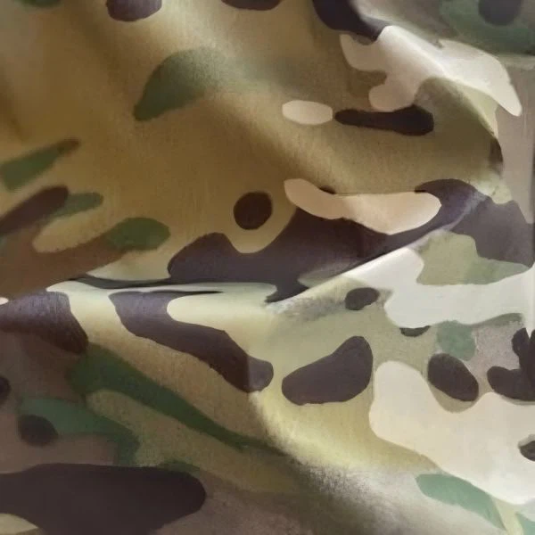 Camo Jersey Knit Fabric